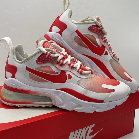 Nike WMNS Sneakers AIR MAX 270 REACT SE
WHITE/TRACK RED-BARELY ROSE BV3387 100 - Picture 6 of 16